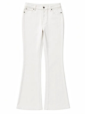 Joe Fresh High Rise Flare White Jeans Womens Size 28 NWT